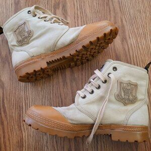 Vintage 90s Michiko London Ankle Boots Size 7 Koshino Pucka Steppa High Top